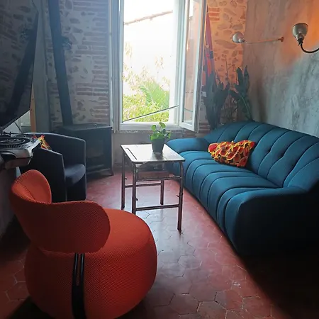 Appartamento Patio Et Vintage, Atypique Et Cosy Ponteilla